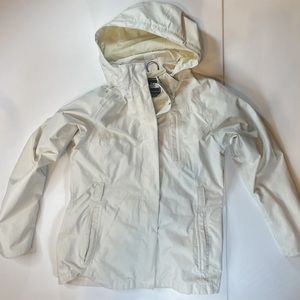 The North Face Womens Raincoat / Wind Breaker Jacket - Women's L - Zip-off Hood